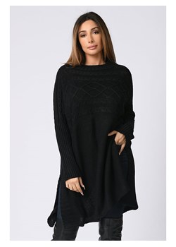 Sweter "Bella" w kolorze czarnym ze sklepu Limango Polska w kategorii Swetry damskie - zdjęcie 131442583