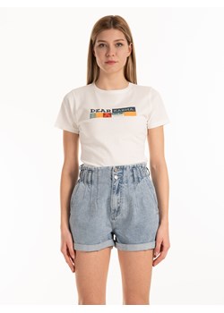 GATE T-shirt z bawełny z nadrukiem 34 ze sklepu gateshop w kategorii Bluzki damskie - zdjęcie 131514073