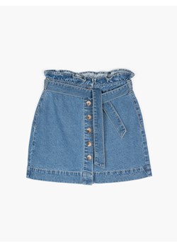 GATE Jeansowa mini spódniczka z paskiem 34 ze sklepu gateshop w kategorii Spódnice - zdjęcie 131519190