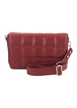 Modna torebka pikowana skórzana - Czerwona ze sklepu Barberinis w kategorii Listonoszki - zdjęcie 131551091