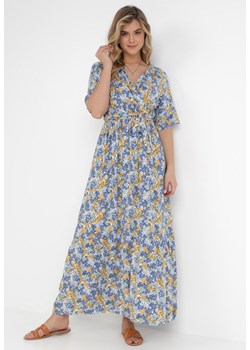 Niebieska Sukienka Phaenyse ze sklepu Born2be Odzież w kategorii Sukienki - zdjęcie 131571703