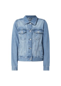 Kurtka jeansowa z bawełny ze sklepu Peek&Cloppenburg  w kategorii Kurtki damskie - zdjęcie 131592610