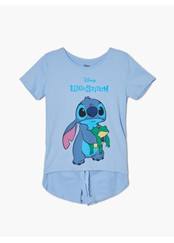 Cropp - Niebieska piżama Lilo & Stitch - Niebieski ze sklepu Cropp w kategorii Piżamy damskie - zdjęcie 131634502