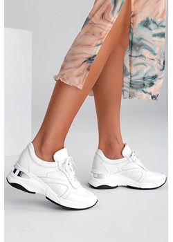 Białe Sneakersy Bianco ze sklepu saway w kategorii Buty sportowe damskie - zdjęcie 131669340