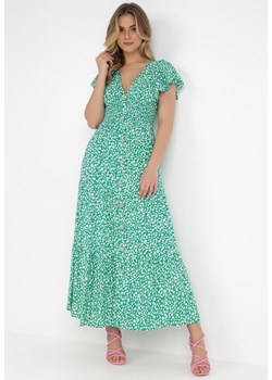 Zielona Sukienka Chionesilea ze sklepu Born2be Odzież w kategorii Sukienki - zdjęcie 131873822