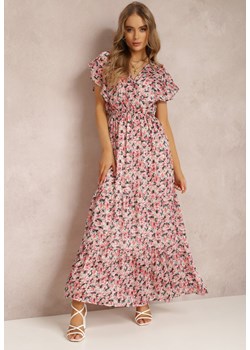 Różowa Sukienka Rhenice ze sklepu Renee odzież w kategorii Sukienki - zdjęcie 132102963