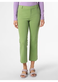 MOS MOSH Spodnie Kobiety Bawełna groszkowy jednolity ze sklepu vangraaf w kategorii Spodnie damskie - zdjęcie 132184010