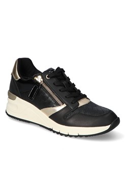 Sneakersy Tamaris 1-23702-28/097 Czarne/Złote ze sklepu Arturo-obuwie w kategorii Buty sportowe damskie - zdjęcie 132208073