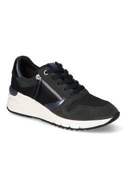 Sneakersy Tamaris 1-23702-28/890 Granatowe Zamsz ze sklepu Arturo-obuwie w kategorii Buty sportowe damskie - zdjęcie 132208082