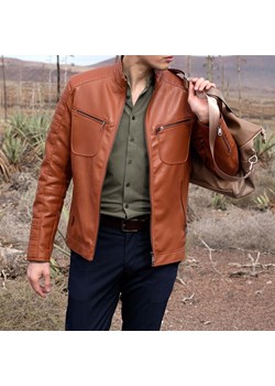 Męska kurtka ze stębnowanymi kieszeniami ze sklepu WITTCHEN w kategorii Kurtki męskie - zdjęcie 132442534