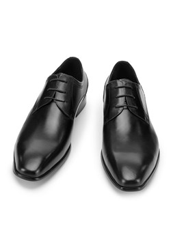 Męskie buty derby skórzane klasyczne czarne ze sklepu WITTCHEN w kategorii Buty eleganckie męskie - zdjęcie 132443731