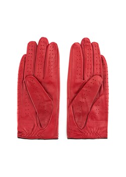Rękawiczki samochodowe damskie ze skóry licowej czarne ze sklepu WITTCHEN w kategorii Rękawiczki damskie - zdjęcie 132449410