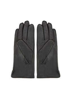 Damskie rękawiczki skórzane z pionowymi przeszyciami czarne ze sklepu WITTCHEN w kategorii Rękawiczki damskie - zdjęcie 132449423