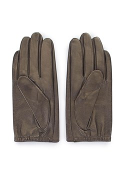 Damskie rękawiczki z gładkiej skóry ze sklepu WITTCHEN w kategorii Rękawiczki damskie - zdjęcie 132449742