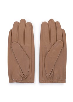 Damskie rękawiczki z gładkiej skóry ze sklepu WITTCHEN w kategorii Rękawiczki damskie - zdjęcie 132449743