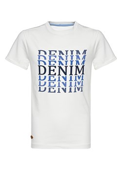 Koszulka w kolorze biało-niebieskim ze sklepu Limango Polska w kategorii T-shirty chłopięce - zdjęcie 132523193