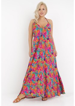Fuksjowa Sukienka Artasia ze sklepu Born2be Odzież w kategorii Sukienki - zdjęcie 132558693