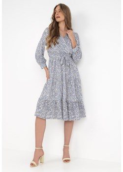 Niebieska Sukienka Haidelaia ze sklepu Born2be Odzież w kategorii Sukienki - zdjęcie 132558990