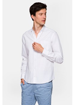 Koszula Biała Paisley Ariana ze sklepu Lancerto S.A. w kategorii Koszule męskie - zdjęcie 132677421
