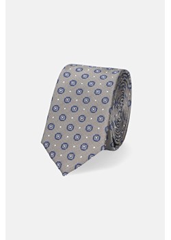 Krawat Szary Wzór Geometryczny ze sklepu Lancerto S.A. w kategorii Krawaty - zdjęcie 132677743