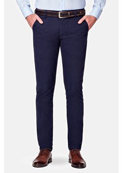 Spodnie Granatowe Chino Paul ze sklepu Lancerto S.A. w kategorii Spodnie męskie - zdjęcie 132678674