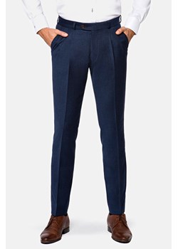Spodnie w Pepitkę Granatowe Havre ze sklepu Lancerto S.A. w kategorii Spodnie męskie - zdjęcie 132678771