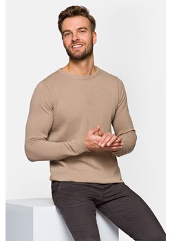 Sweter Beżowy Zach ze sklepu Lancerto S.A. w kategorii Swetry męskie - zdjęcie 132678832