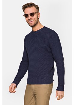 Sweter Granatowy Miguel ze sklepu Lancerto S.A. w kategorii Swetry męskie - zdjęcie 132678842