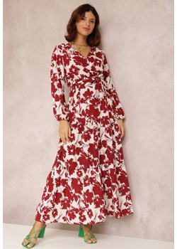 Biało-Czerwona Sukienka Kharano ze sklepu Renee odzież w kategorii Sukienki - zdjęcie 132680263