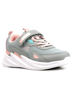 Sneakersy, buty sportowe dla dziewczynki - AMERICAN CLUB AA 22/22, szare ze sklepu ulubioneobuwie w kategorii Buty sportowe dziecięce - zdjęcie 132759581
