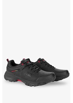 Czarne buty trekkingowe sznurowane Badoxx MXC8363 ze sklepu Casu.pl w kategorii Buty trekkingowe męskie - zdjęcie 132776704