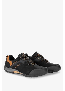 Czarne buty trekkingowe sznurowane Badoxx MXC8811-C ze sklepu Casu.pl w kategorii Buty trekkingowe męskie - zdjęcie 132776722