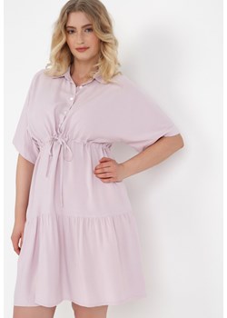 Różowa Sukienka Thalothea ze sklepu Born2be Odzież w kategorii Sukienki - zdjęcie 132816353