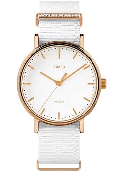 Zegarek biały TIMEX analogowy 