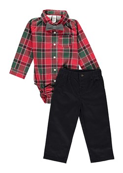 3-częściowy zestaw w kolorze czerwono-zielono-czarnym ze sklepu Limango Polska w kategorii Odzież dla niemowląt - zdjęcie 132890304