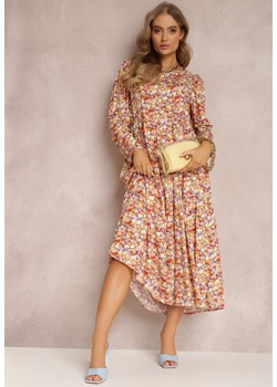 Pomarańczowo-Fioletowa Sukienka Dorosa ze sklepu Renee odzież w kategorii Sukienki - zdjęcie 132950651