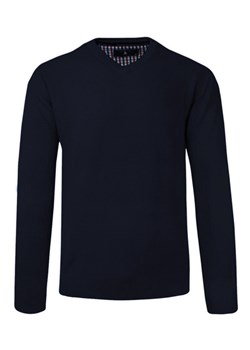 Sweter w Serek, Granatowy, Bawełniany, V-neck, Męski -BARTEX SWKOWbrtx0015granatV ze sklepu JegoSzafa.pl w kategorii Swetry męskie - zdjęcie 133009320