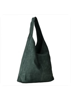 Torebka skórzana shopper zielona worek ze sklepu melon.pl w kategorii Torby Shopper bag - zdjęcie 133016473