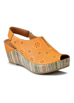 Sandały damskie na koturnie LORETTA VITALE 103 ze sklepu e-obuwniczy.pl w kategorii Sandały damskie - zdjęcie 133213004