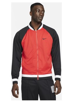 Męska kurtka koszykarska Nike Dri-FIT - Czerwony ze sklepu Nike poland w kategorii Kurtki męskie - zdjęcie 133270084