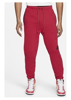 Męskie spodnie z dzianiny Jordan Jumpman - Czerwony ze sklepu Nike poland w kategorii Spodnie męskie - zdjęcie 133270193