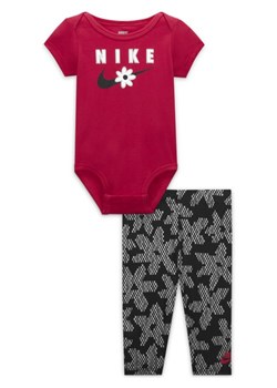 Zestaw body i legginsy dla niemowląt Nike (0–9 M) - Czerń ze sklepu Nike poland w kategorii Odzież dla niemowląt - zdjęcie 133270631
