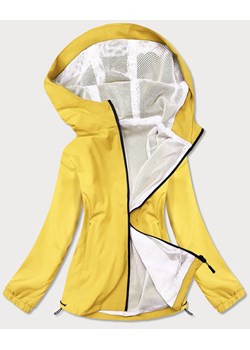 Letnia kurtka damska na podszewce żółta neonowa (hh036-26) ze sklepu goodlookin.pl w kategorii Parki damskie - zdjęcie 133297513