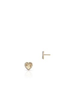 Kolczyki złote serca ZIH/KZ32BK ze sklepu W.KRUK w kategorii Kolczyki - zdjęcie 133335664