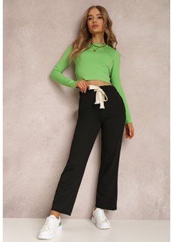 Czarne Spodnie Phenine ze sklepu Renee odzież w kategorii Spodnie damskie - zdjęcie 133412100