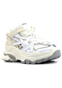 Sneakersy, buty sportowe damskie GOE JJ2N4089, białe ze sklepu ulubioneobuwie w kategorii Buty sportowe damskie - zdjęcie 133426721
