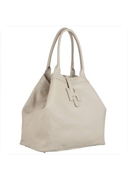 Torba shopper pojemna skórzana xl jasny beż ze sklepu melon.pl w kategorii Torby Shopper bag - zdjęcie 133496603