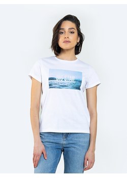 Koszulka damska z bawełny organicznej z nadrukiem Kaica 101 ze sklepu Big Star w kategorii Bluzki damskie - zdjęcie 133507754