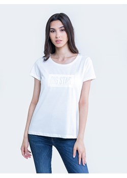 Koszulka damska z nadrukiem biała Oneidasa 100 ze sklepu Big Star w kategorii Bluzki damskie - zdjęcie 133510472