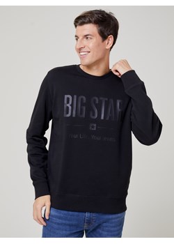 Bluza męska z nadrukiem czarna Ecodort 906 ze sklepu Big Star w kategorii Bluzy męskie - zdjęcie 133512112
